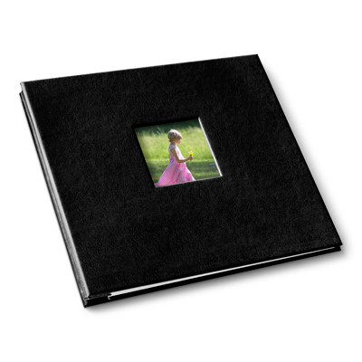 12 x 12 Bonded Leather Memory Book with Cover Window