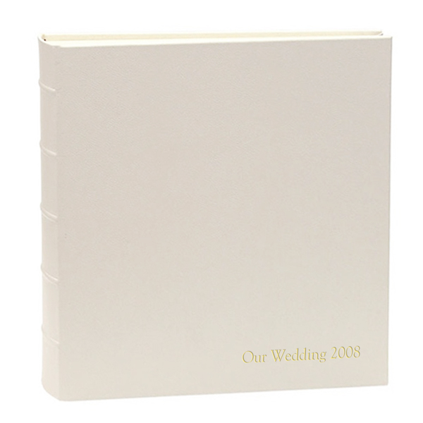 Large Traditional Leather Wedding Scrapbook