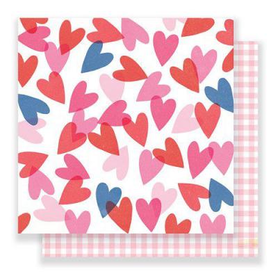 American Crafts Heart Eyes 12 x 12 Patterned Cardstock