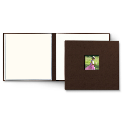 12 x 12 Bonded Leather Memory Book with Cover Window