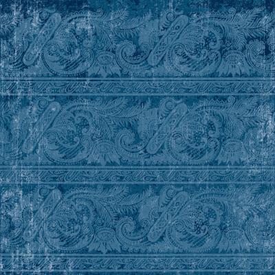 K and Company 12x12 blue on blue lace column project paper