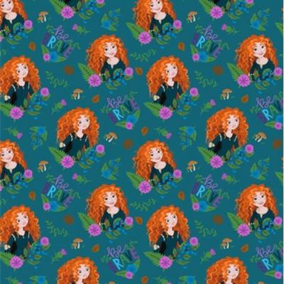 Disney Princess Merida Themed 100% cotton fabric