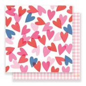 American Crafts Heart Eyes 12 x 12 Patterned Cardstock