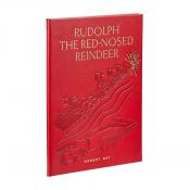 Rudolph the Red-Nosed Reindeer Classic story covered in red bonded leather