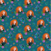 Disney Princess Merida Brave Cotton Fabric