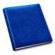 Bonded Leather 4x6 Photo Album Binder - Bright Blue