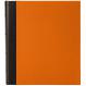 Linen and Leather 4x6 Photo Album Binder - Orange